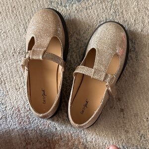 Cat & Jack Girls' Glitter Mary Jane Shoes in Rose Gold